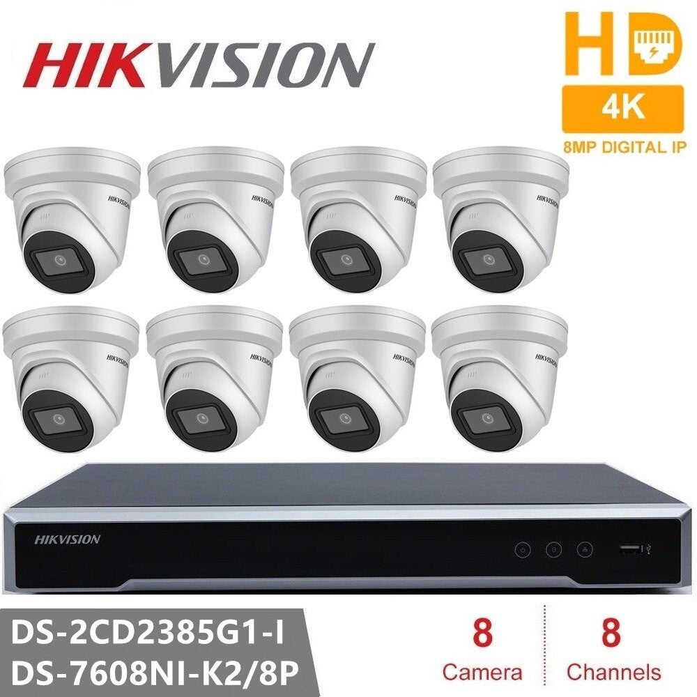 Hikvision 8MP IP Camera Kits
